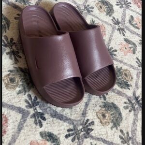 Nike Brown Slide Sandals